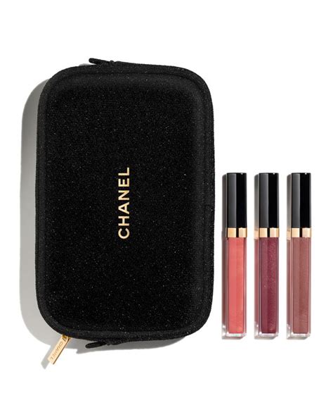 chanel sheer sensation lip gloss trio|CHANEL 4.